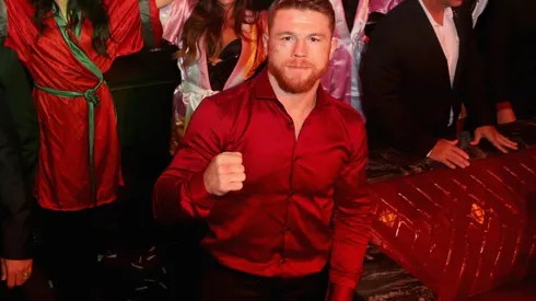 Canelo Alvarez in one of his past after parties