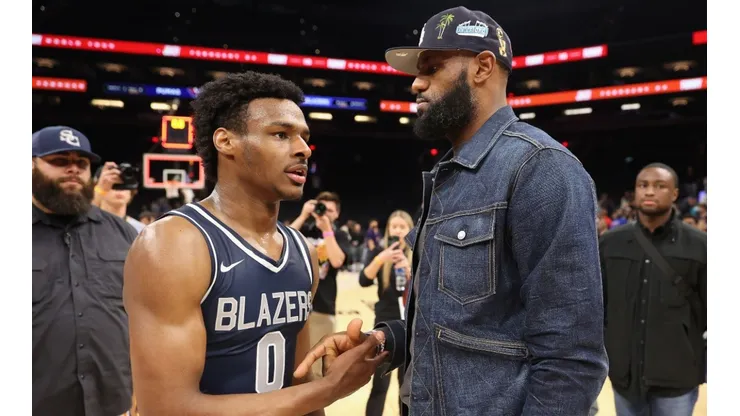 Lebron and Bronny James
