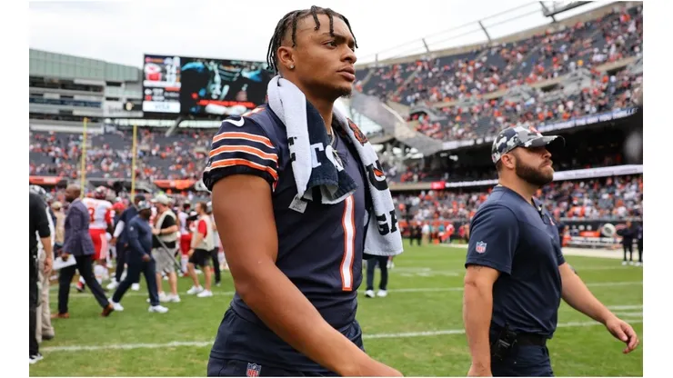 Justin Fields of the Chicago Bears