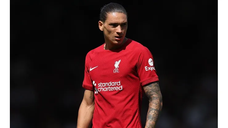 Liverpool striker Darwin Nunez.