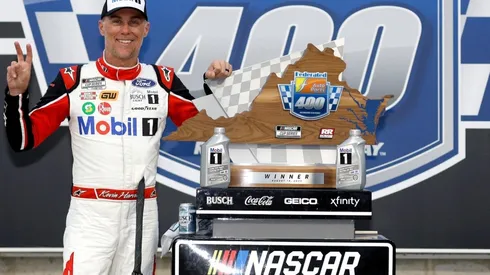Kevin Harvick, after winning the Federated Auto Parts 400