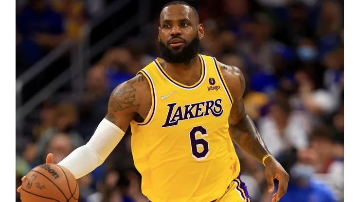 LeBron James of the Los Angeles Lakers
