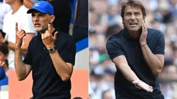 Chelsea boss Thomas Tuchel (left) and Tottenham manager Antonio Conte.