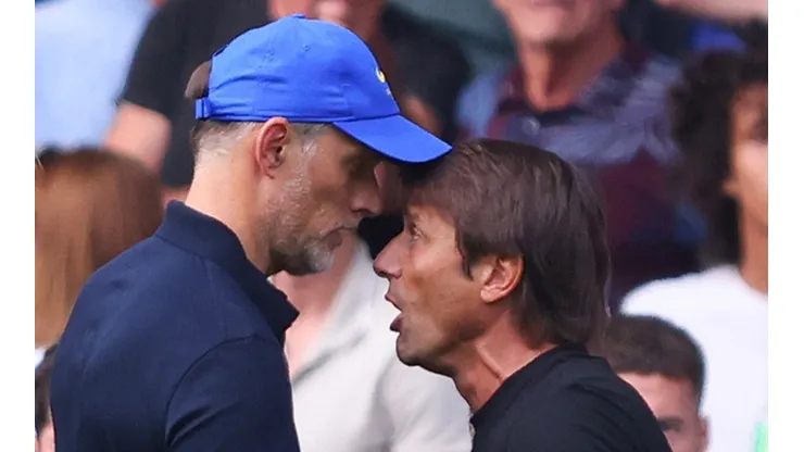 Thomas Tuchel and Antonio Conte clashed at the end of the game between Chelsea and Tottenham.