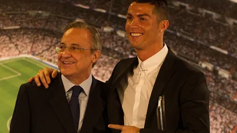 Florentino Perez and Cristiano Ronaldo