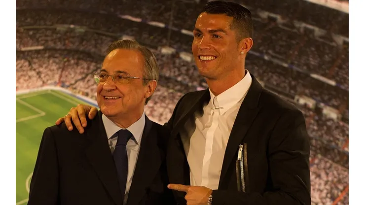 Florentino Perez and Cristiano Ronaldo