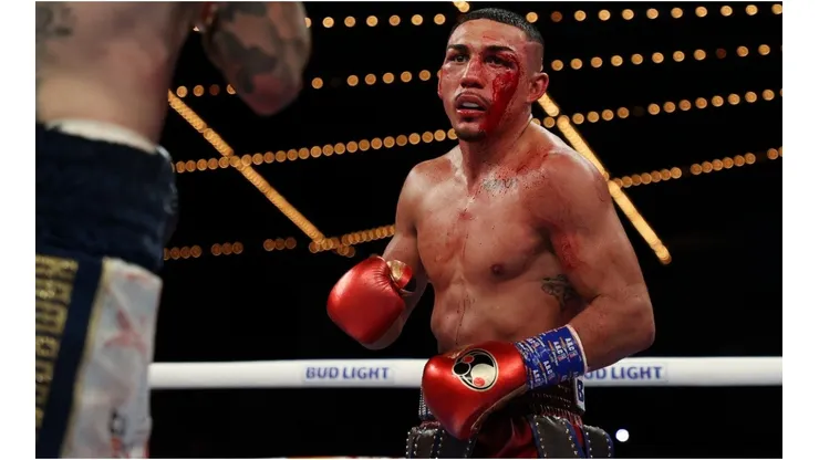 Teofimo Lopez during his fight against George Kambosos