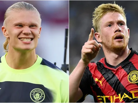 Erling Haaland and Kevin De Bruyne hysterically joke about newfound partnership at Manchester City
