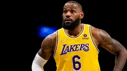 LeBron James of the Los Angeles Lakers
