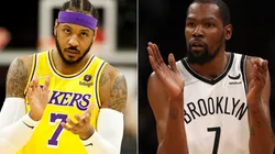 Carmelo Anthony (left) & Kevin Durant