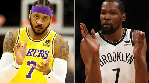 Carmelo Anthony (left) & Kevin Durant