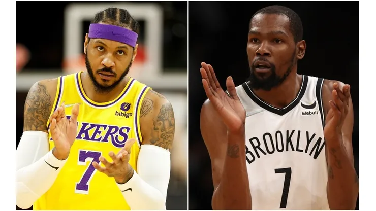 Carmelo Anthony (left) & Kevin Durant