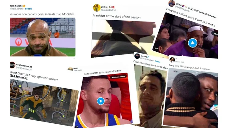 Fans reacted to the 2022 UEFA Super Cup with hilarious memes on Twitter.