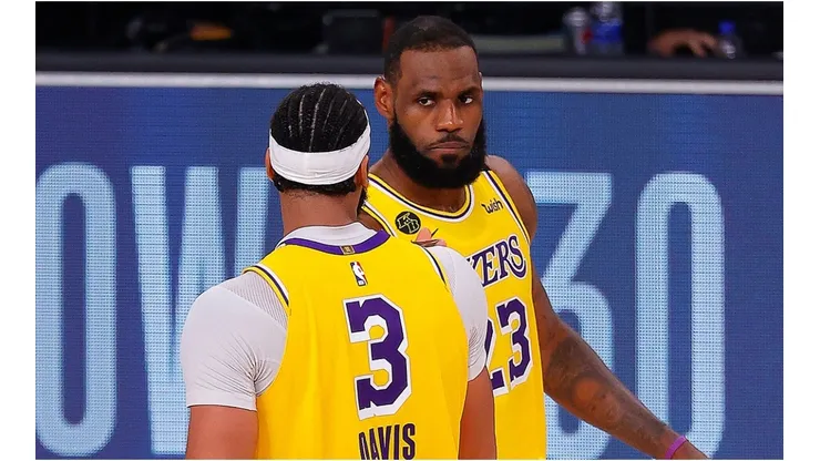 LeBron James and Anthony Davis