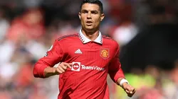 Cristiano Ronaldo in action during Man Utd's loss to Brighton.