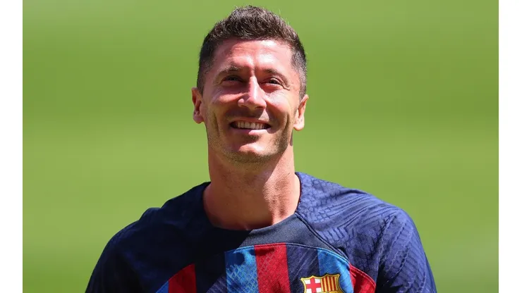 Robert Lewandowski of Barcelona