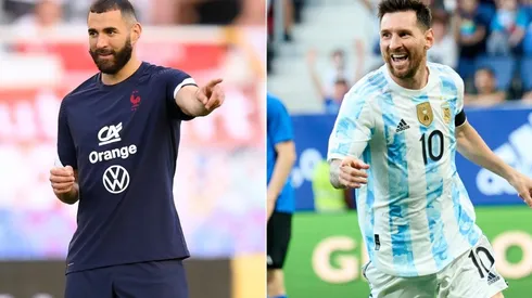 Karim Benzema (left) and Lionel Messi.