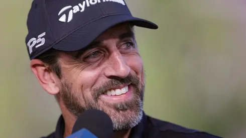 Rodgers during a golf game