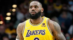 LeBron James of the Los Angeles Lakers