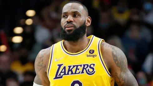 LeBron James of the Los Angeles Lakers