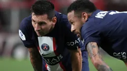 Lionel Messi and Neymar of PSG