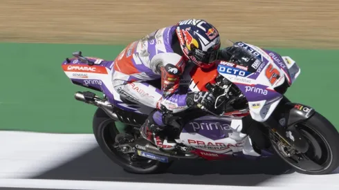 Johann Zarco, poleman in the Monster Energy British Grand Prix