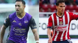 Marco Fabian of Mazatlan and Fernando González of Chivas