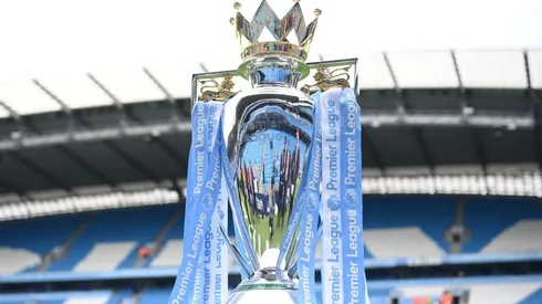 The Premier League trophy.