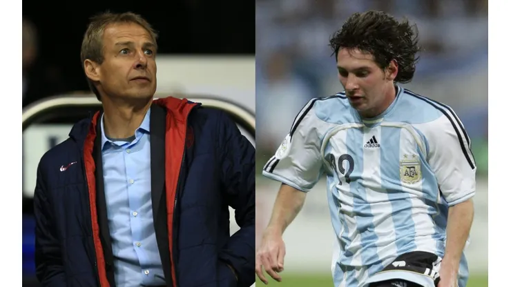 Jurgen Klinsmann has shown huge respect for Lionel messi throughout his whole career.