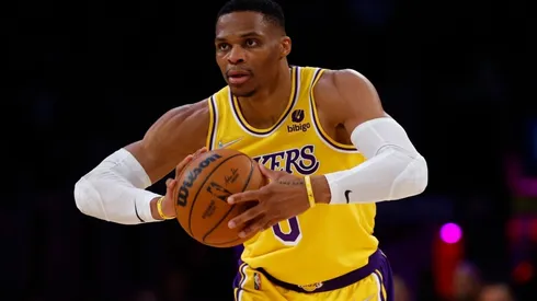 Russell Westbrook in action during the 2021-22 NBA season.