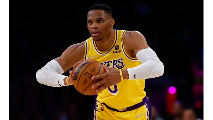Russell Westbrook in action during the 2021-22 NBA season.
