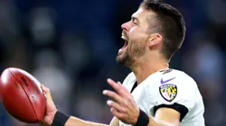 Tucker with the Ravens