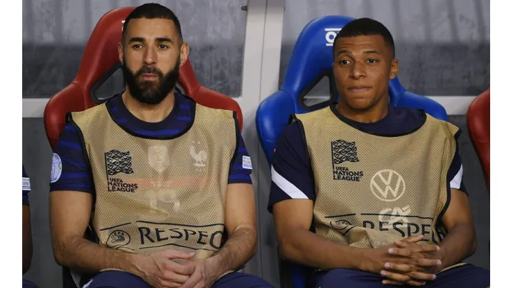 Karim Benzema and Kylian Mbappe, France National Team