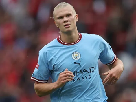 Man City legend Sergio Kun Aguero reacts to Erling Haaland's lackluster debut