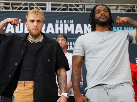 Why was the boxing match between Jake Paul and Hasim Rahman Jr. cancelled?