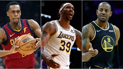 Rajon Rondo, Dwight Howard and Andre Iguodala