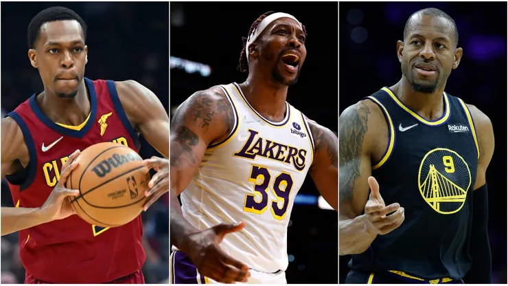 Rajon Rondo, Dwight Howard and Andre Iguodala