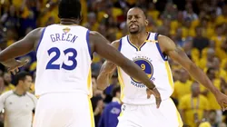 Andre Iguodala and Draymond Green