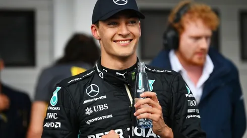 Pole position qualifier George Russell