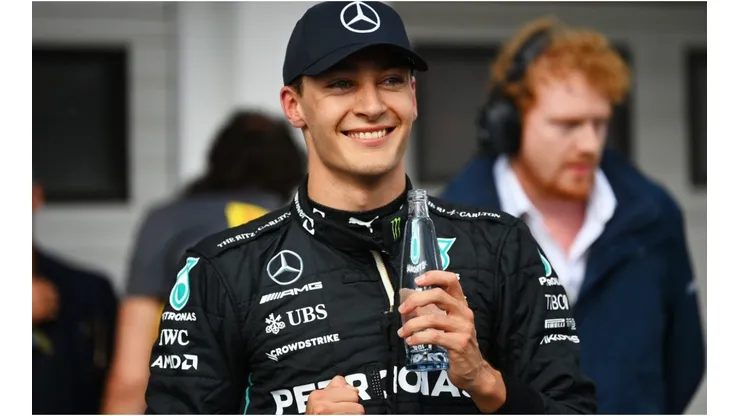 Pole position qualifier George Russell