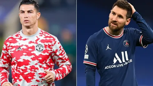 Cristiano Ronaldo (left) and Lionel Messi.