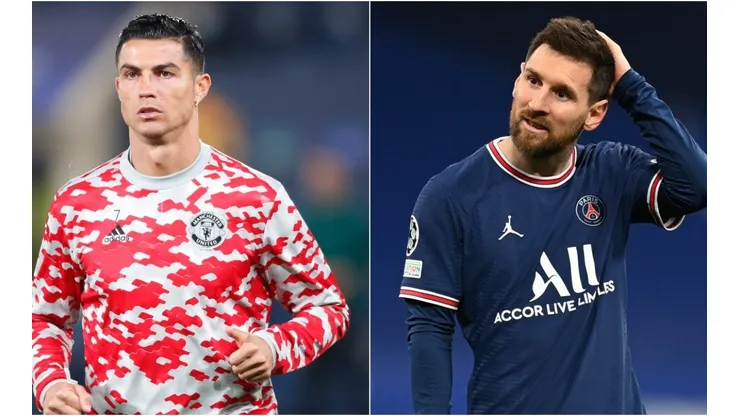 Cristiano Ronaldo (left) and Lionel Messi.