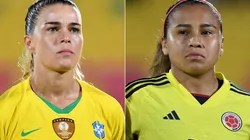 Tamires of Brazil and Leicy Santos of Colombia