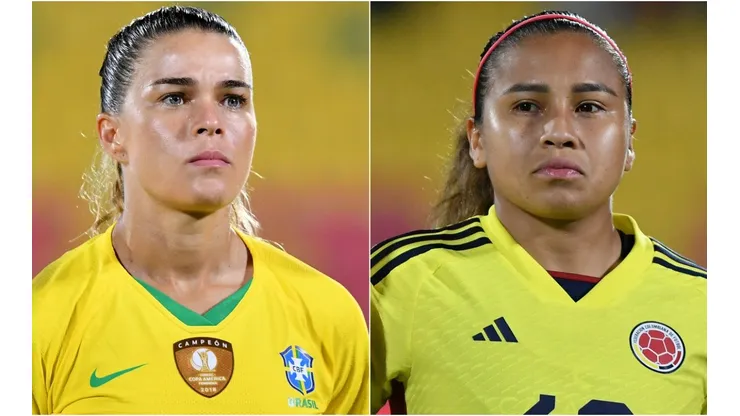 Tamires of Brazil and Leicy Santos of Colombia