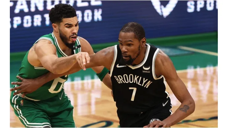 Jayson Tatum and Kevin Durant