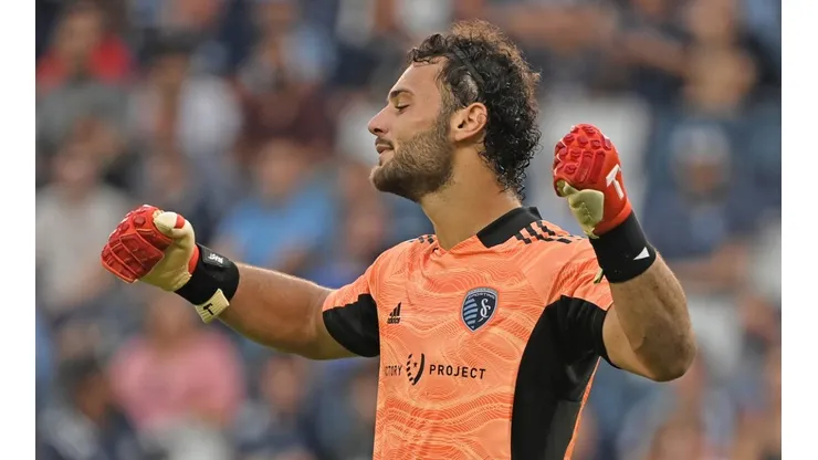 Goalkeeper Pulskamp of Kansas City