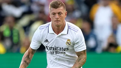 Real Madrid's midfildier Toni Kroos during the 2022 pre-season.
