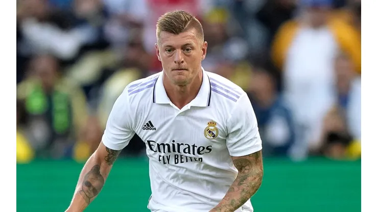 Real Madrid's midfildier Toni Kroos during the 2022 pre-season.