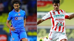 José Ignacio Rivero of Cruz Azul and Brian Garcia of Necaxa