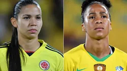 Lorena Bedoya of Colombia and Tainara of Brazil